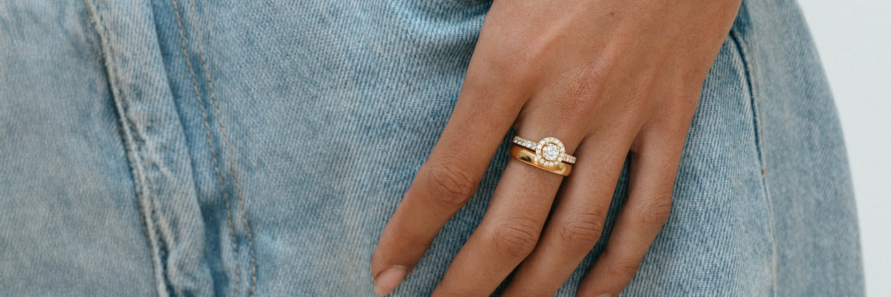 Aurore Jewelry briljant verlovingsringen met ronde diamant