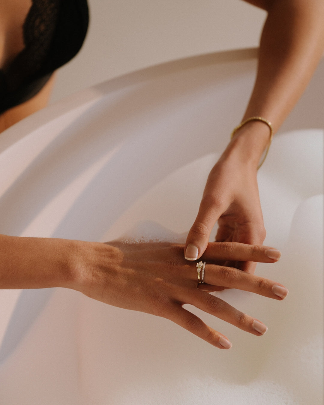 Ring Lize 0,90 ct. Gelbgold