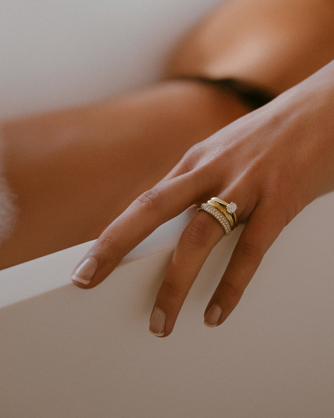 Ring Emilie 0,52 ct. Gelbgold