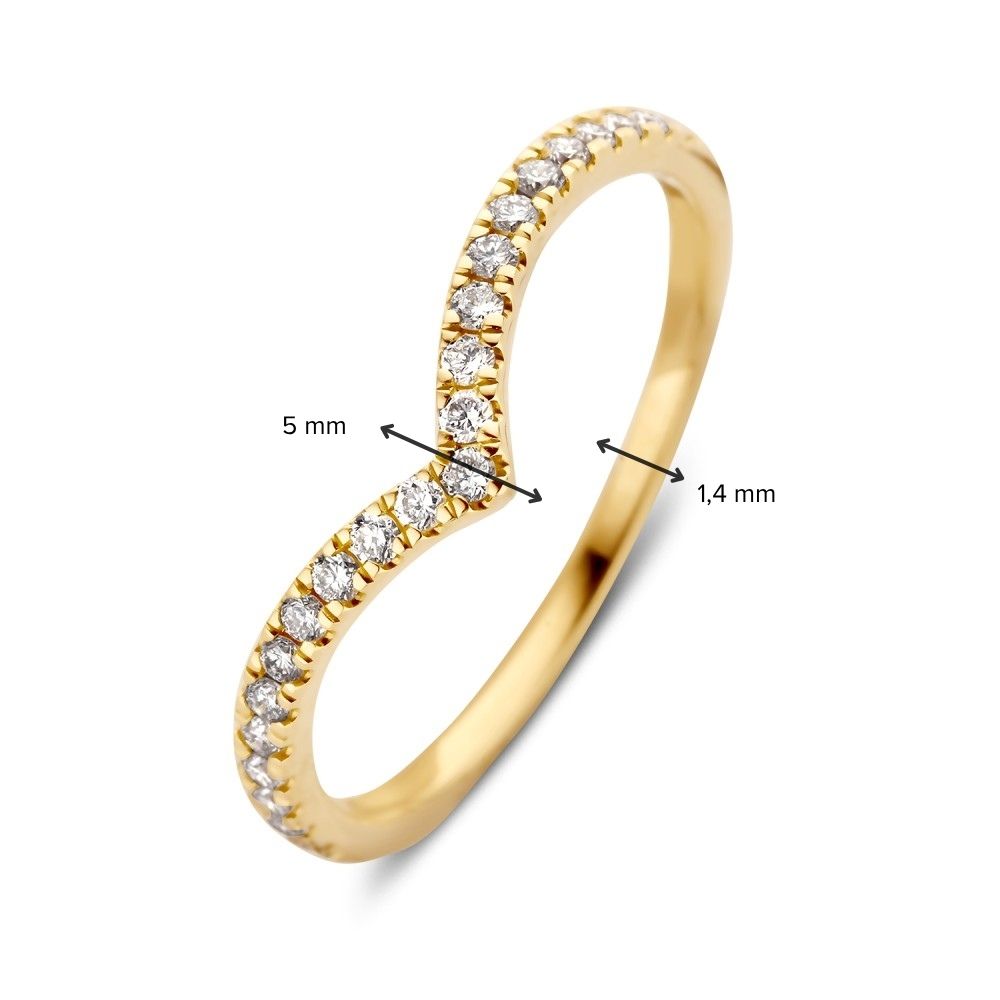 Ring Lottie 0,20 Karat Gelbgold