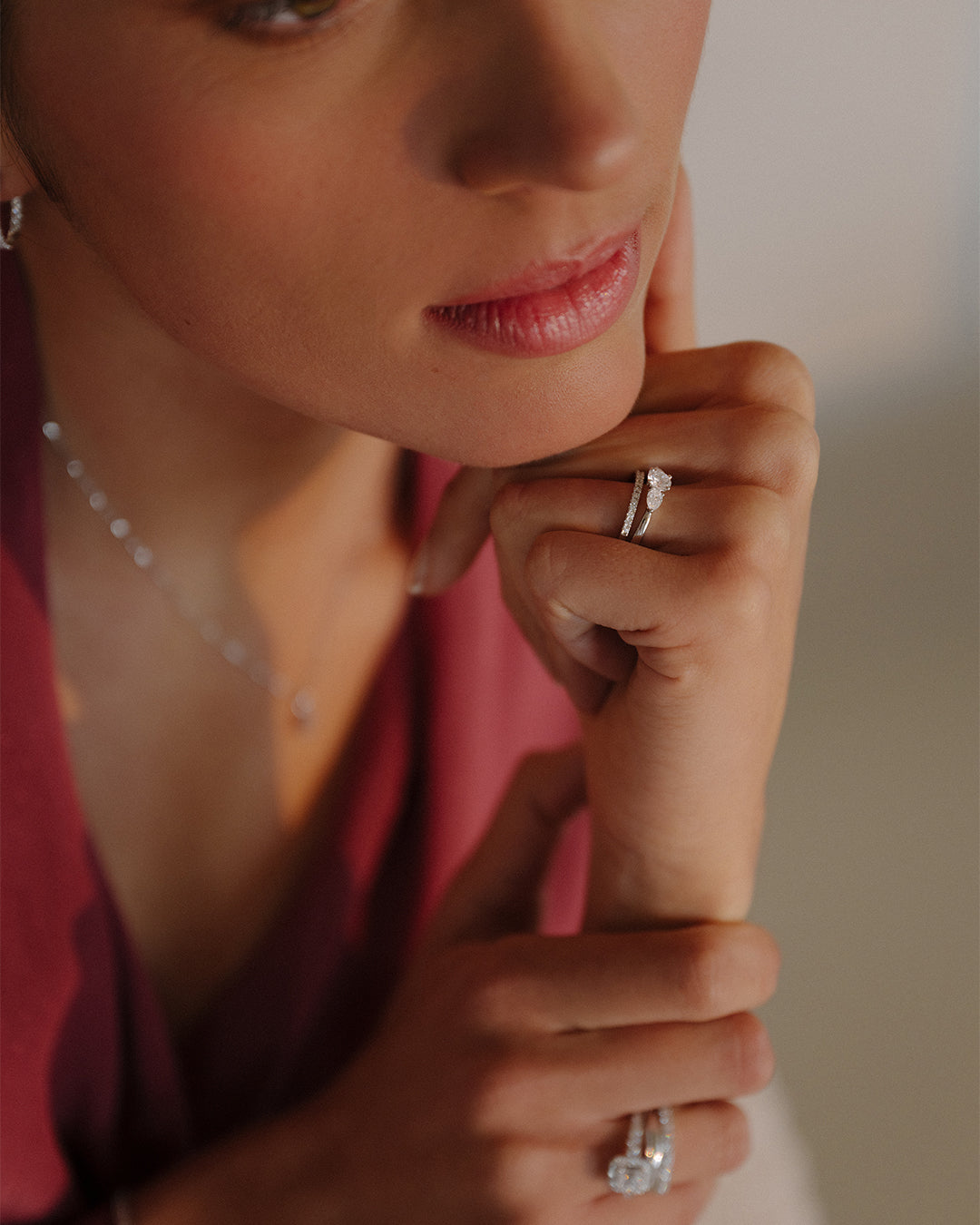 Ring Evie 0,90 ct. Weißgold