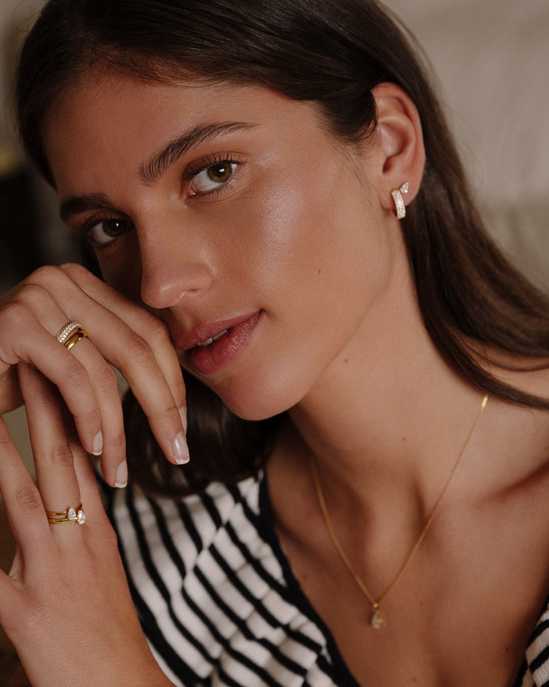 Ring Ava 0,50 ct. Gelbgold