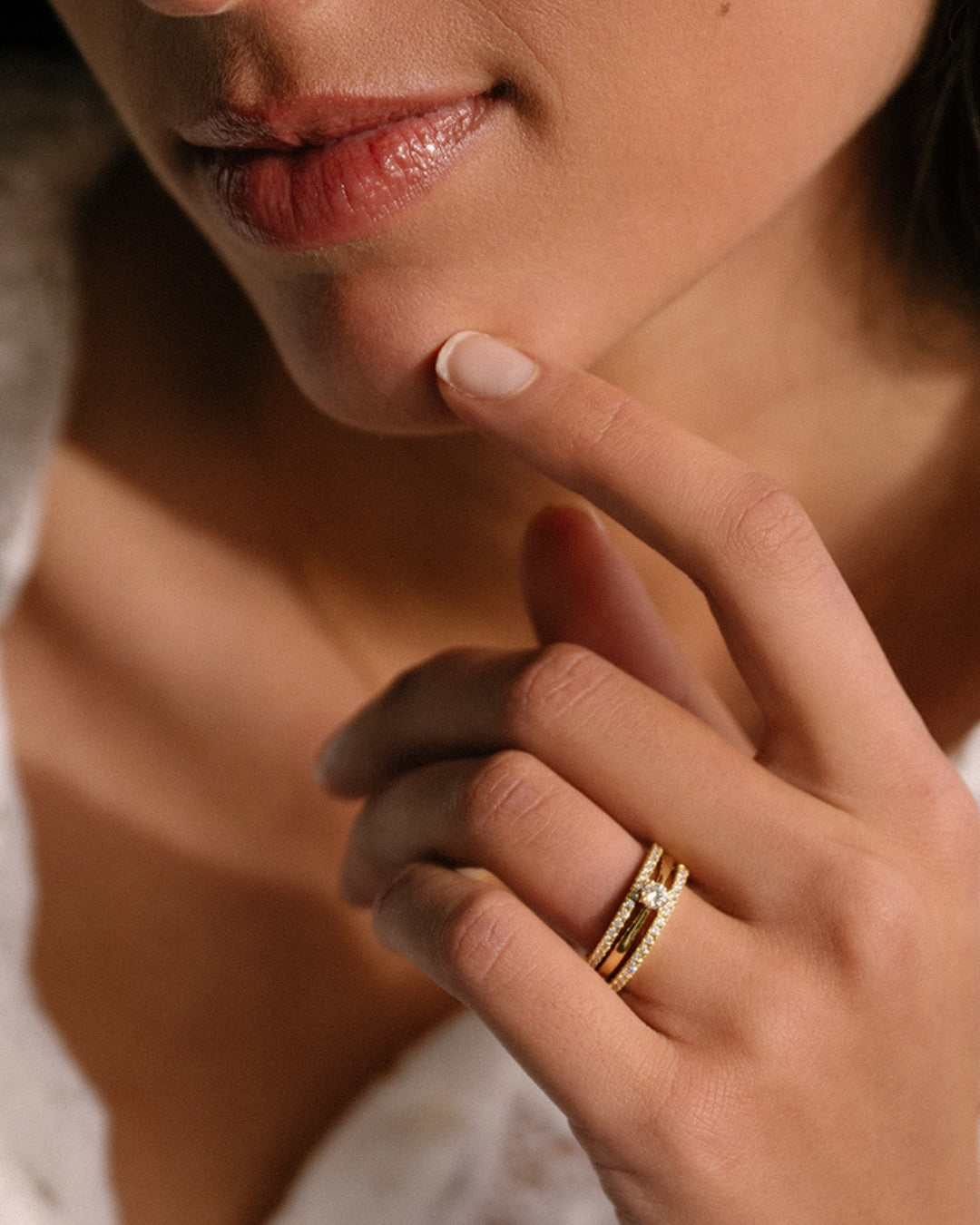 Ring Olivia 0,20 ct. Weißgold