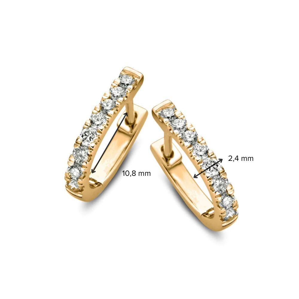Ohrringe Millie 0,50 ct. Gelbgold
