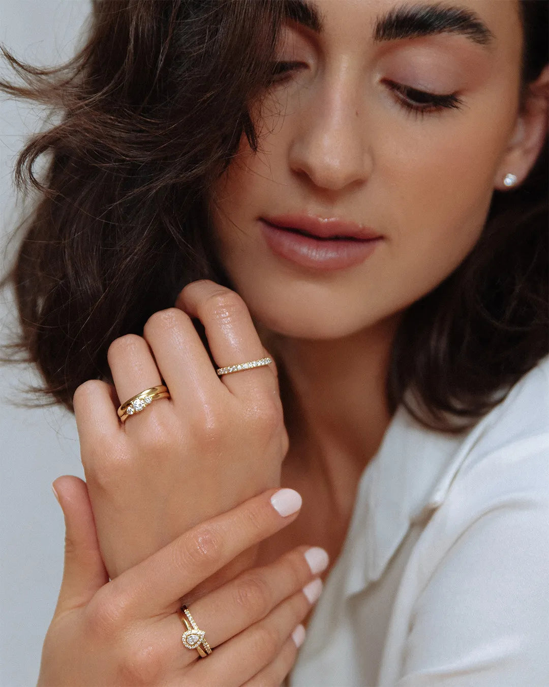 Ring Alix 0,50 ct. Gelbgold