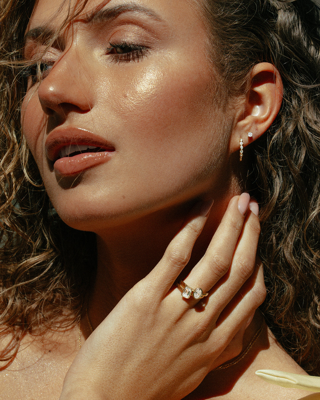 Olivia Ohrstecker 0,20 ct. Gelbgold