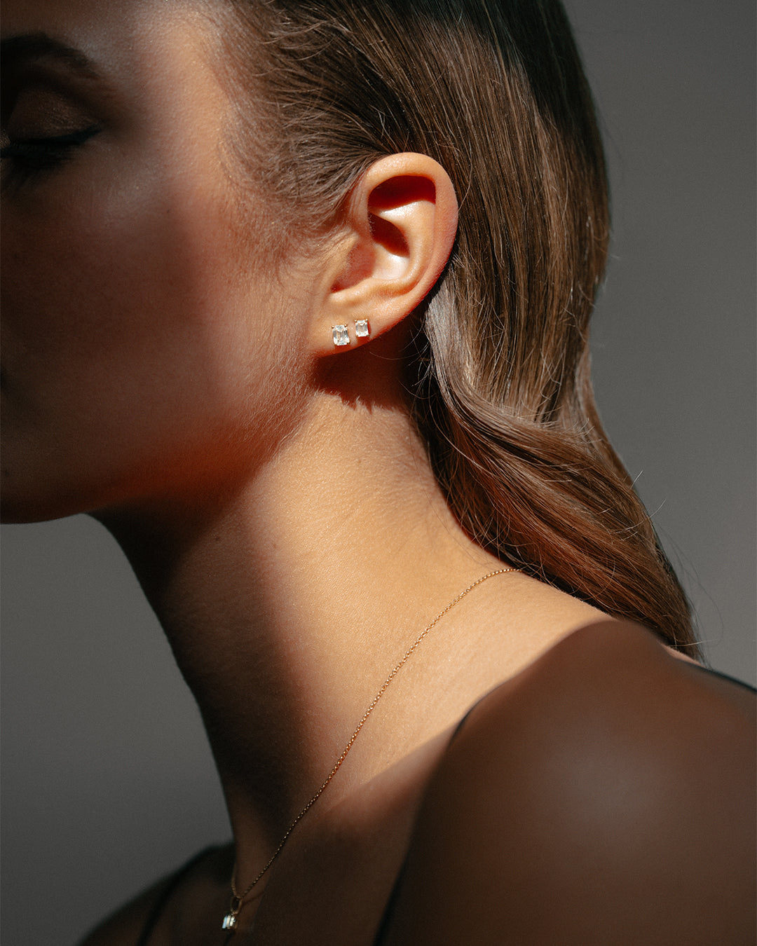 Nora Ohrstecker 1,00 ct. Gelbgold