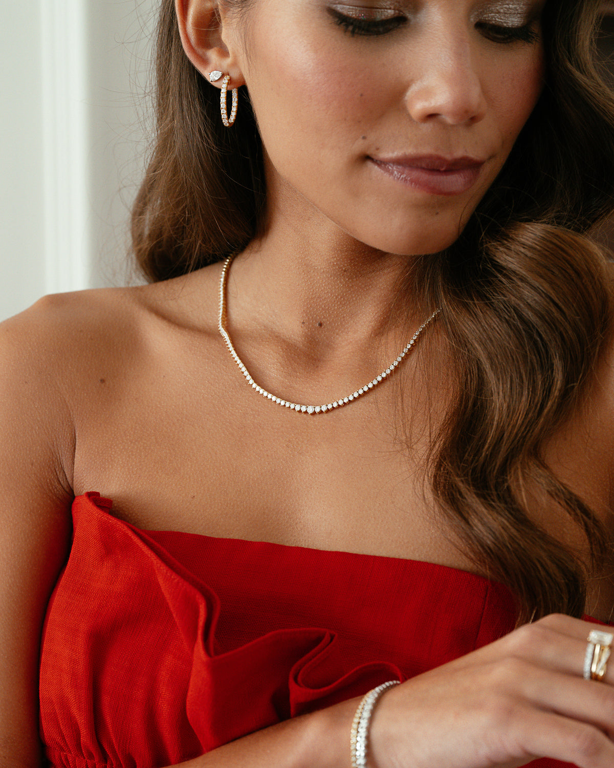 Halskette Chloe 5,00 ct. Gelbgold