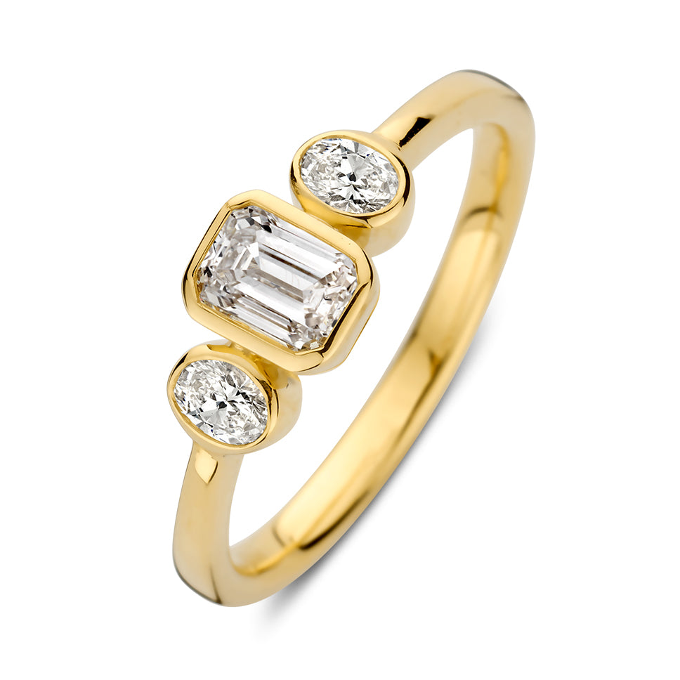 Ring Charlie 0,70 ct. Gelbgold