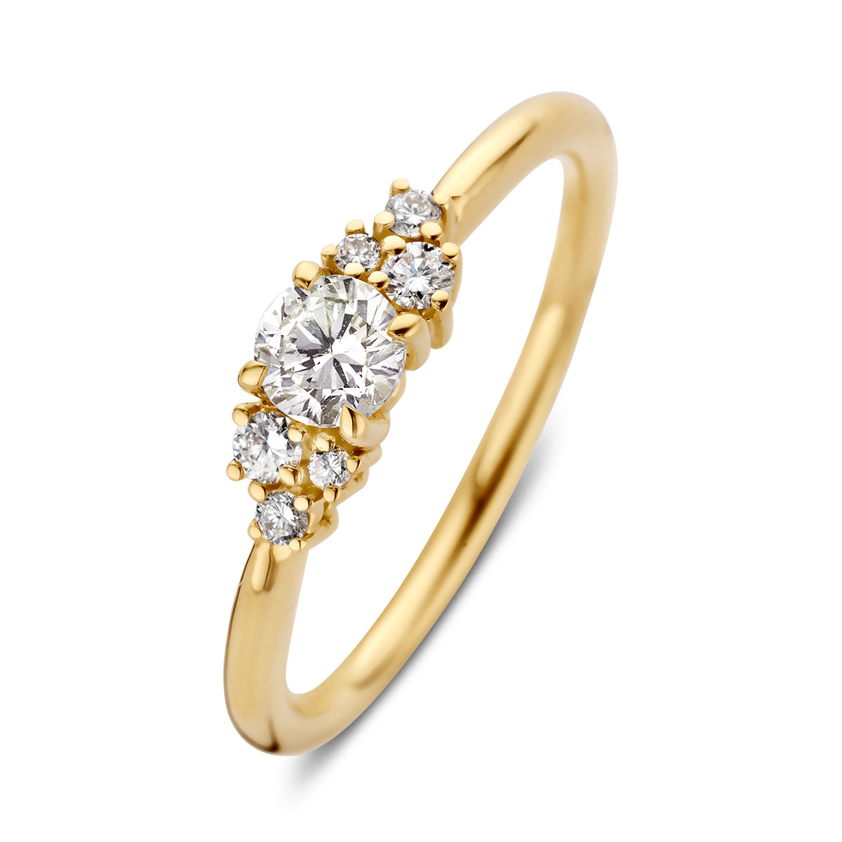 Ring Stella 0,46 Karat Gelbgold