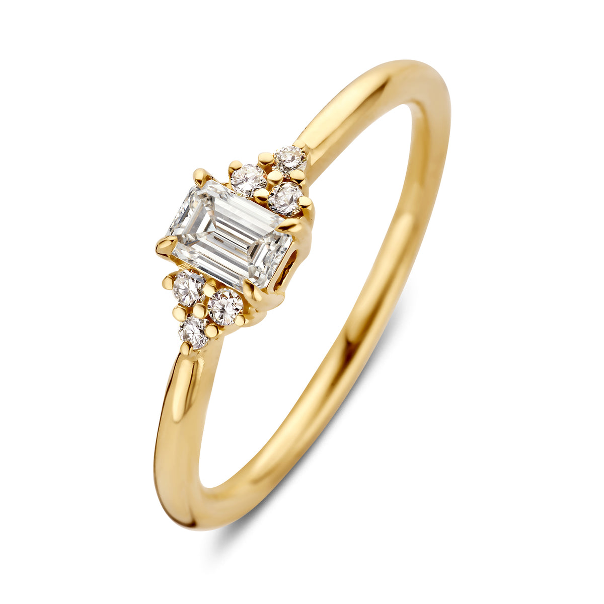 Ring Ines 0,40 Karat Gelbgold
