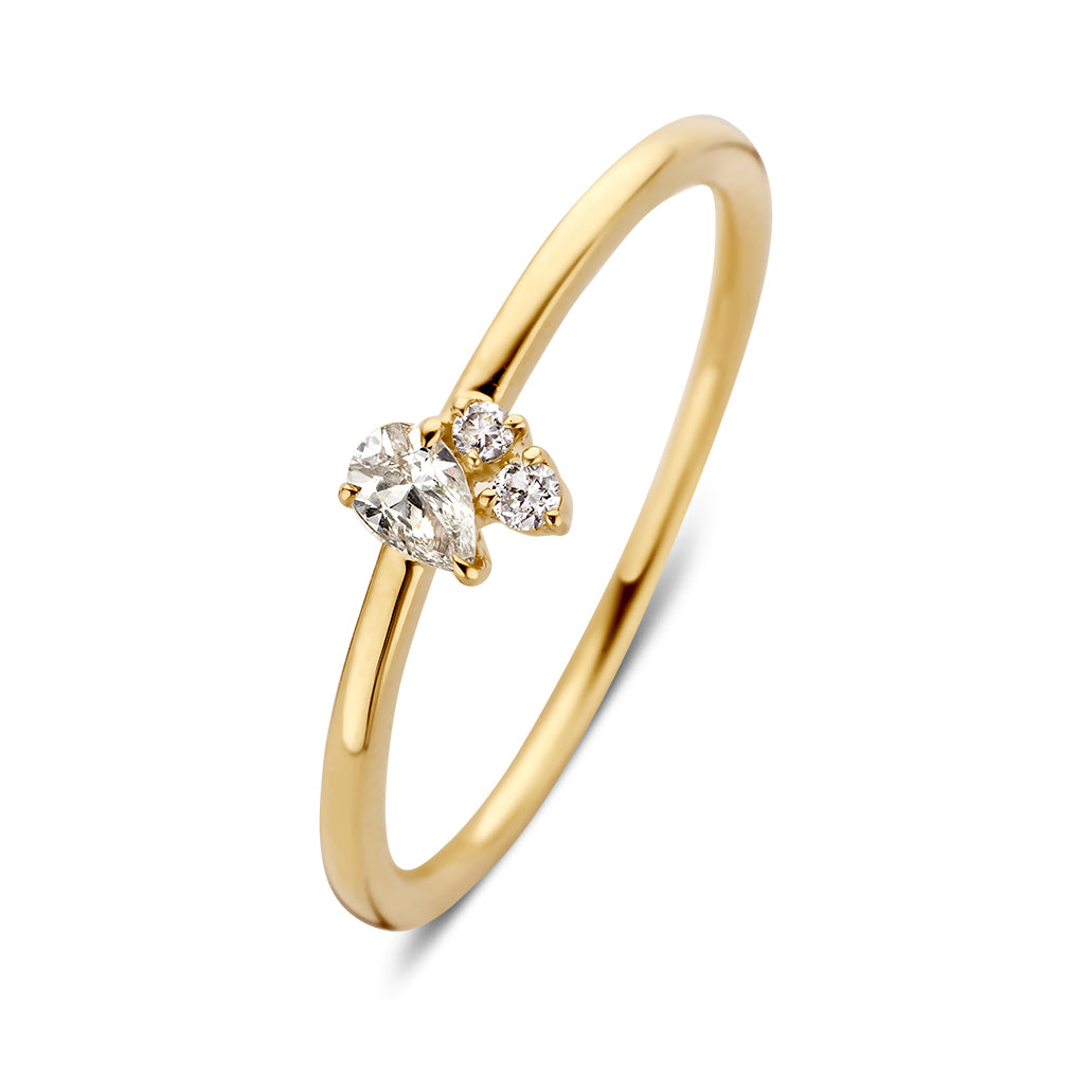 Ring Elise 0,14 kt. Gelbgold