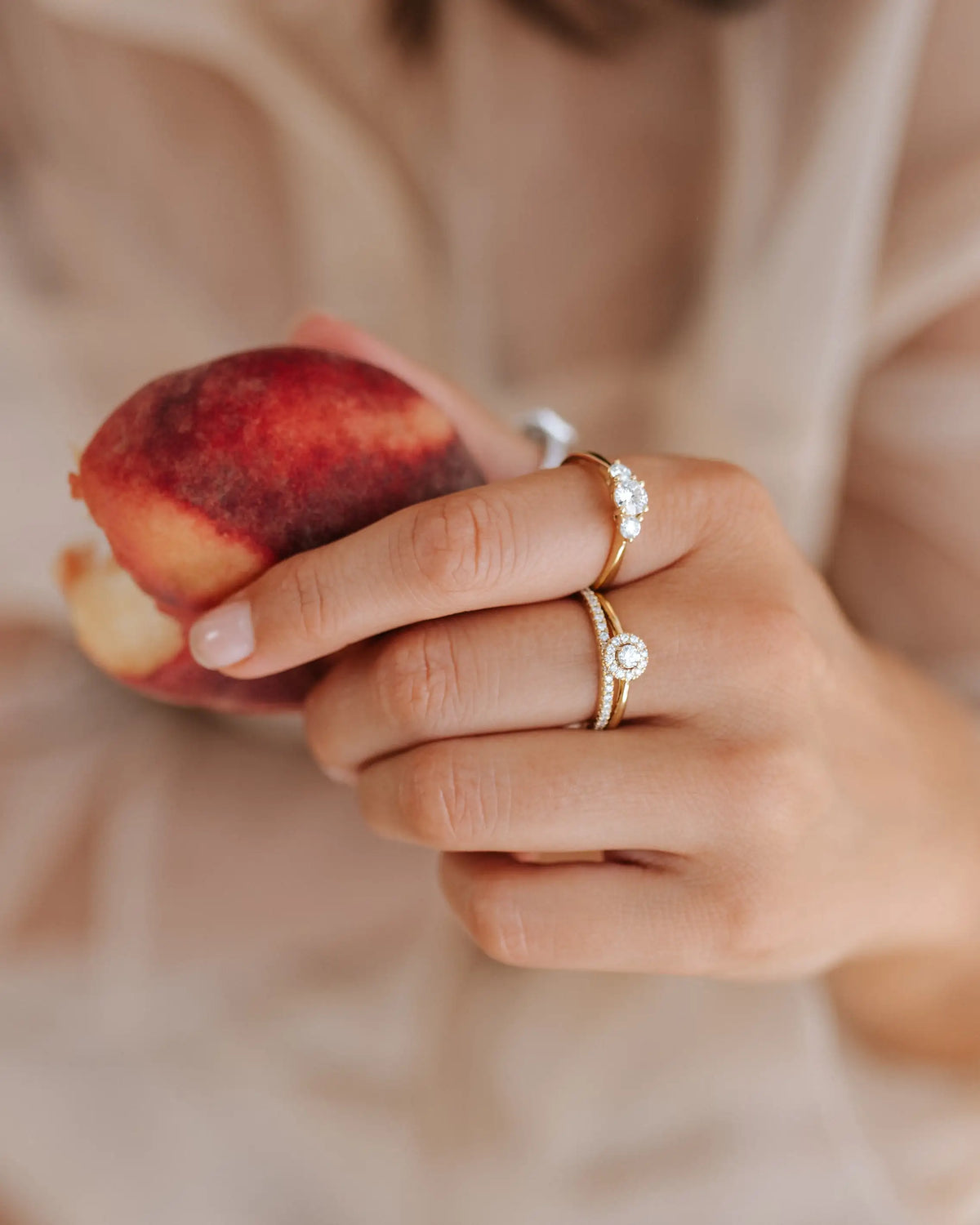 Ring Millie 0,20 ct. Gelbgold