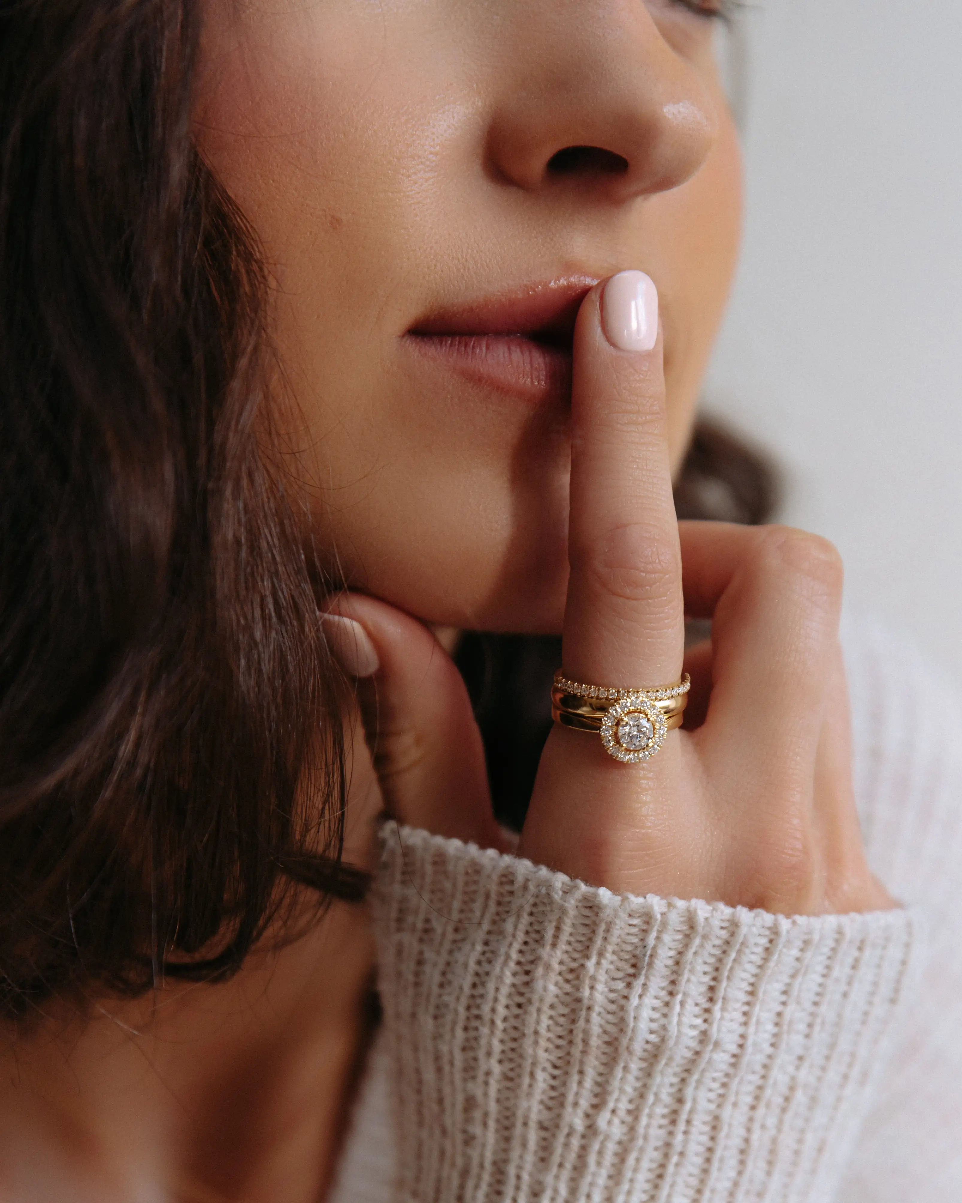 Ring Millie 0,20 ct. Gelbgold