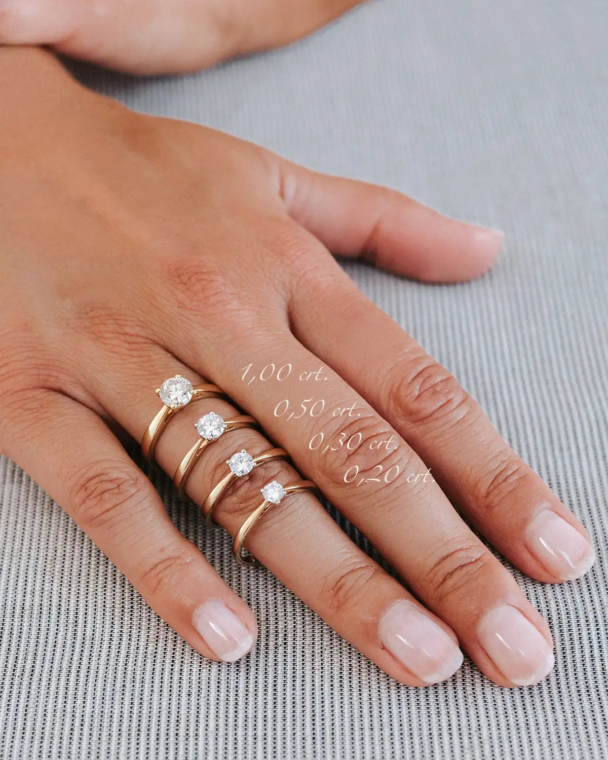 Ring Olivia 0,20 ct. Gelbgold
