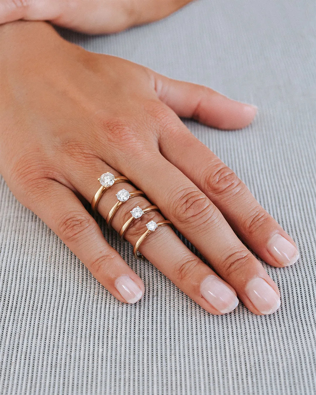 Ring Olivia 0,30 ct. Gelbgold