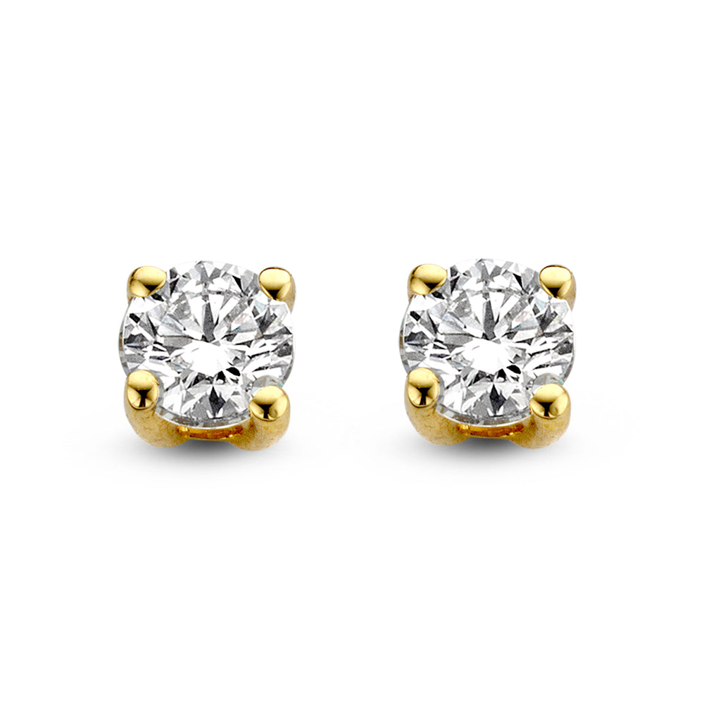 Olivia-Ohrstecker 1,00 ct. Gelbgold