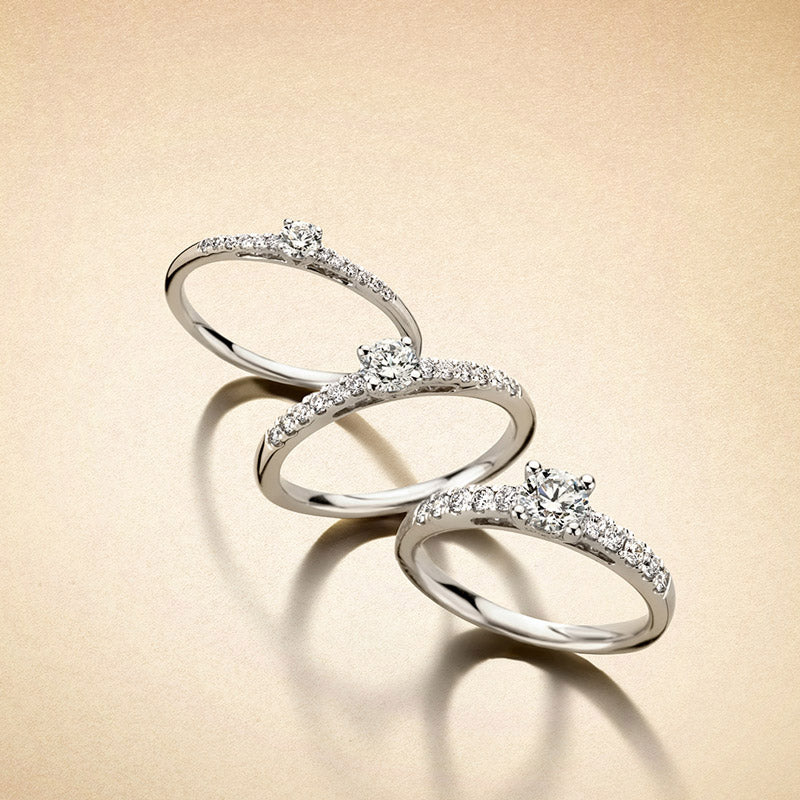 Ring Mary 0,20 ct. Gelbgold