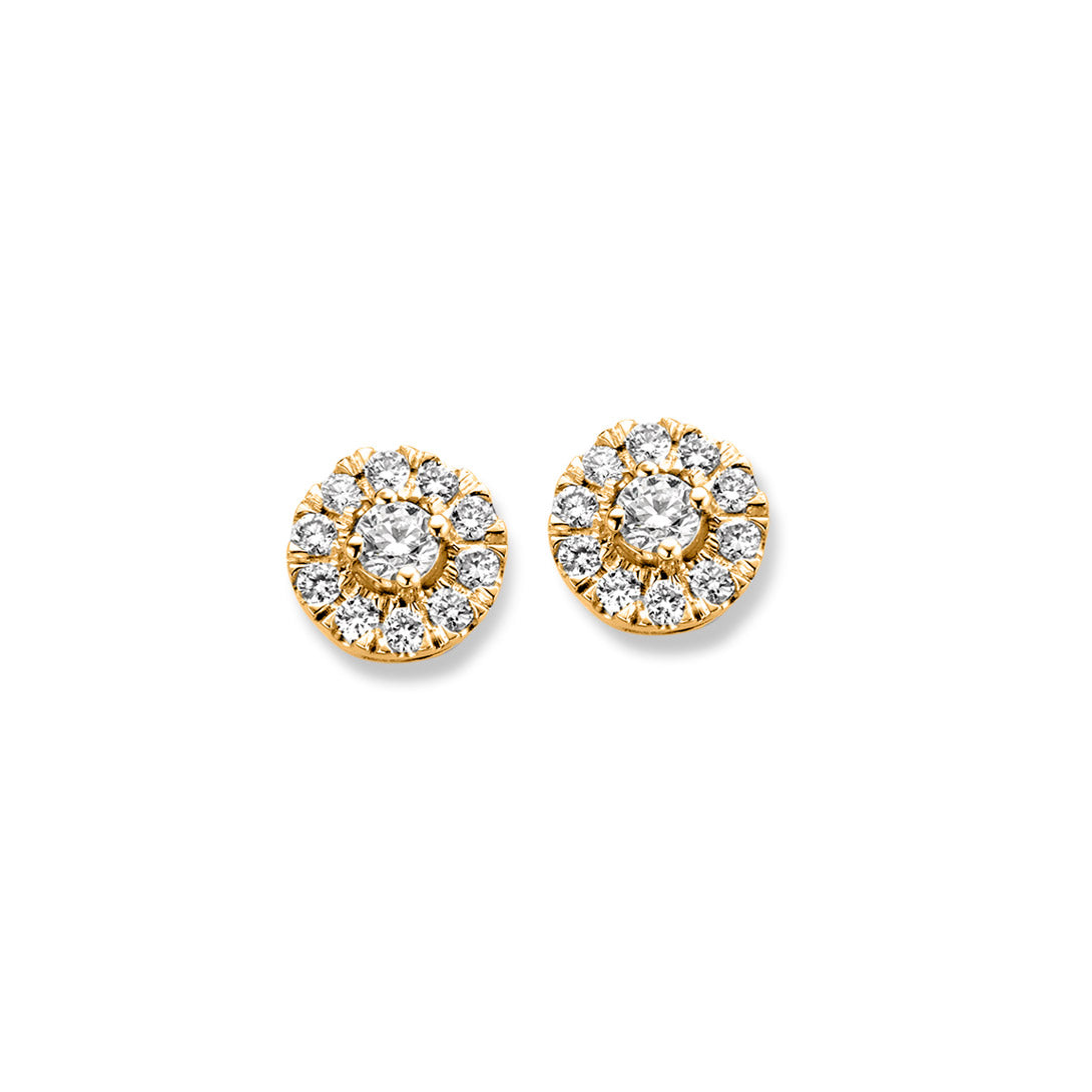 Emma Ohrstecker 0,20 ct. Gelbgold