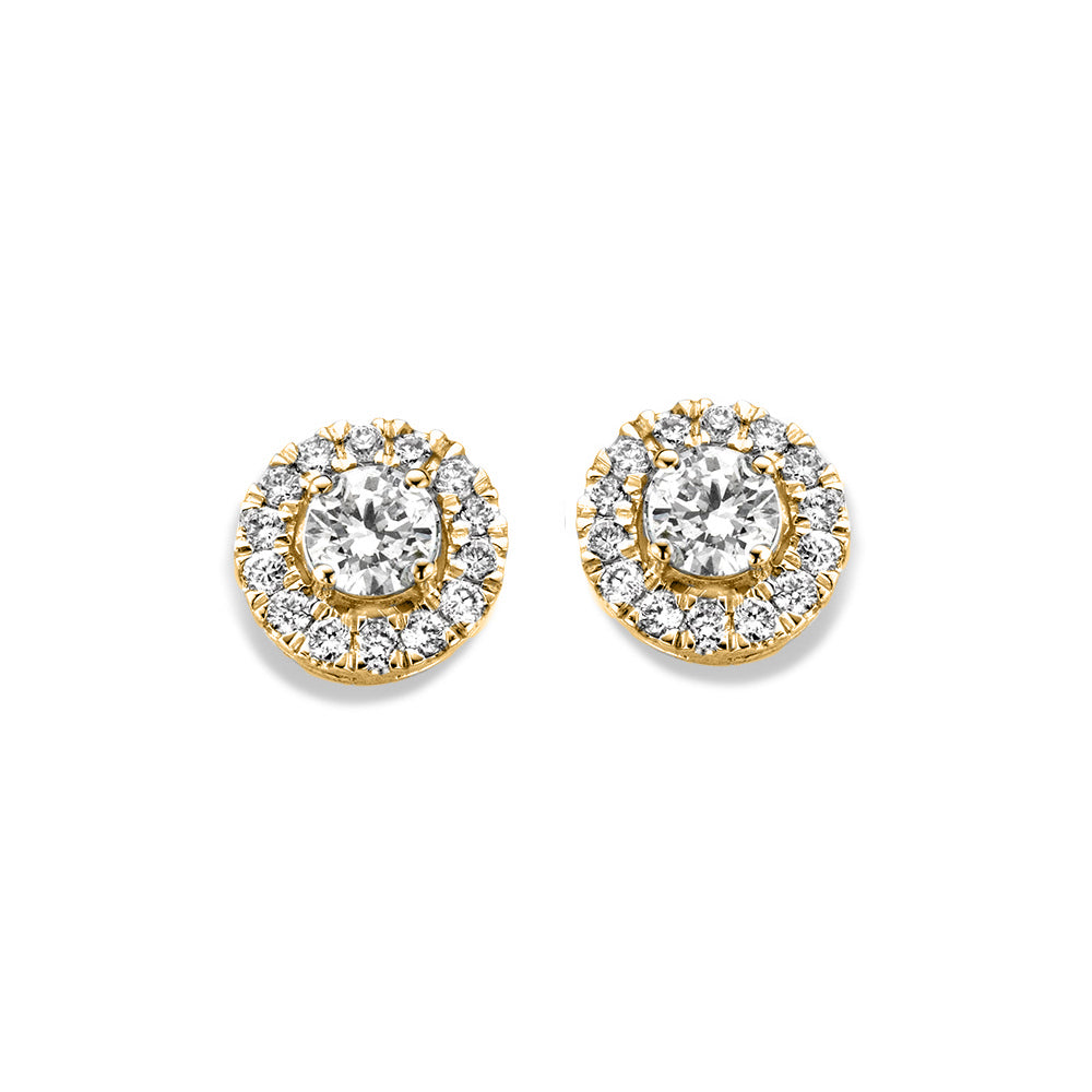 Emma Ohrstecker 0,60 ct. Gelbgold