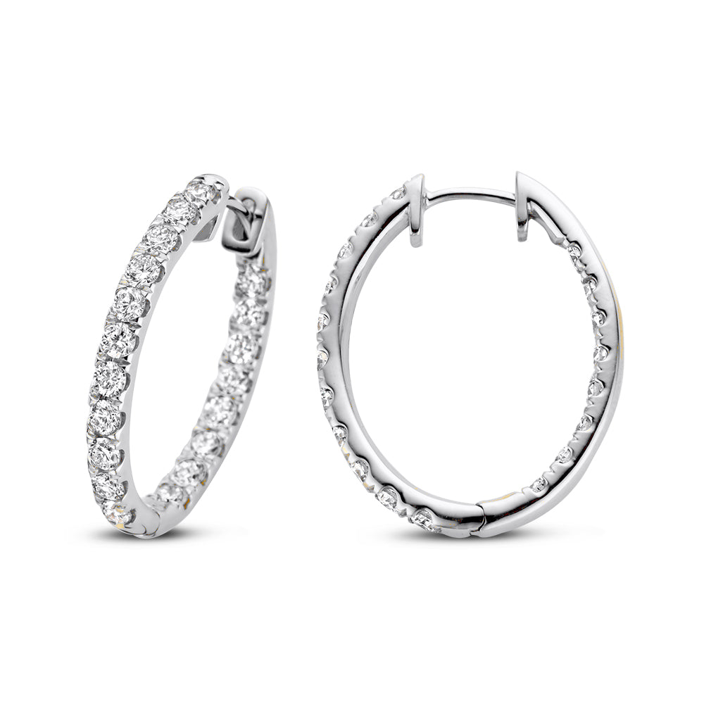 Ohrringe Lauren 2,00 ct. Weißgold