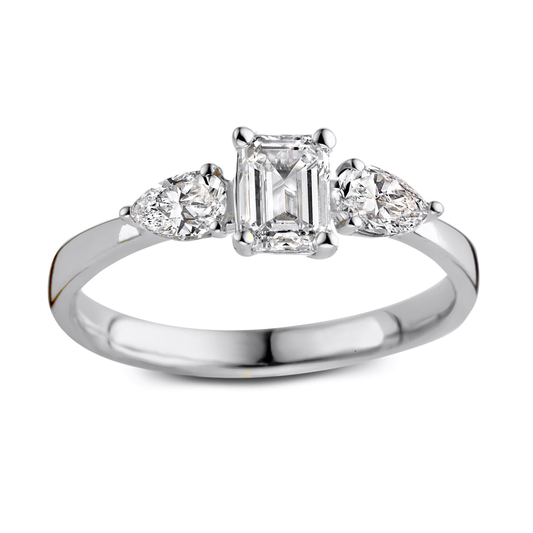 Ring Lize 0,90 ct. Weißgold