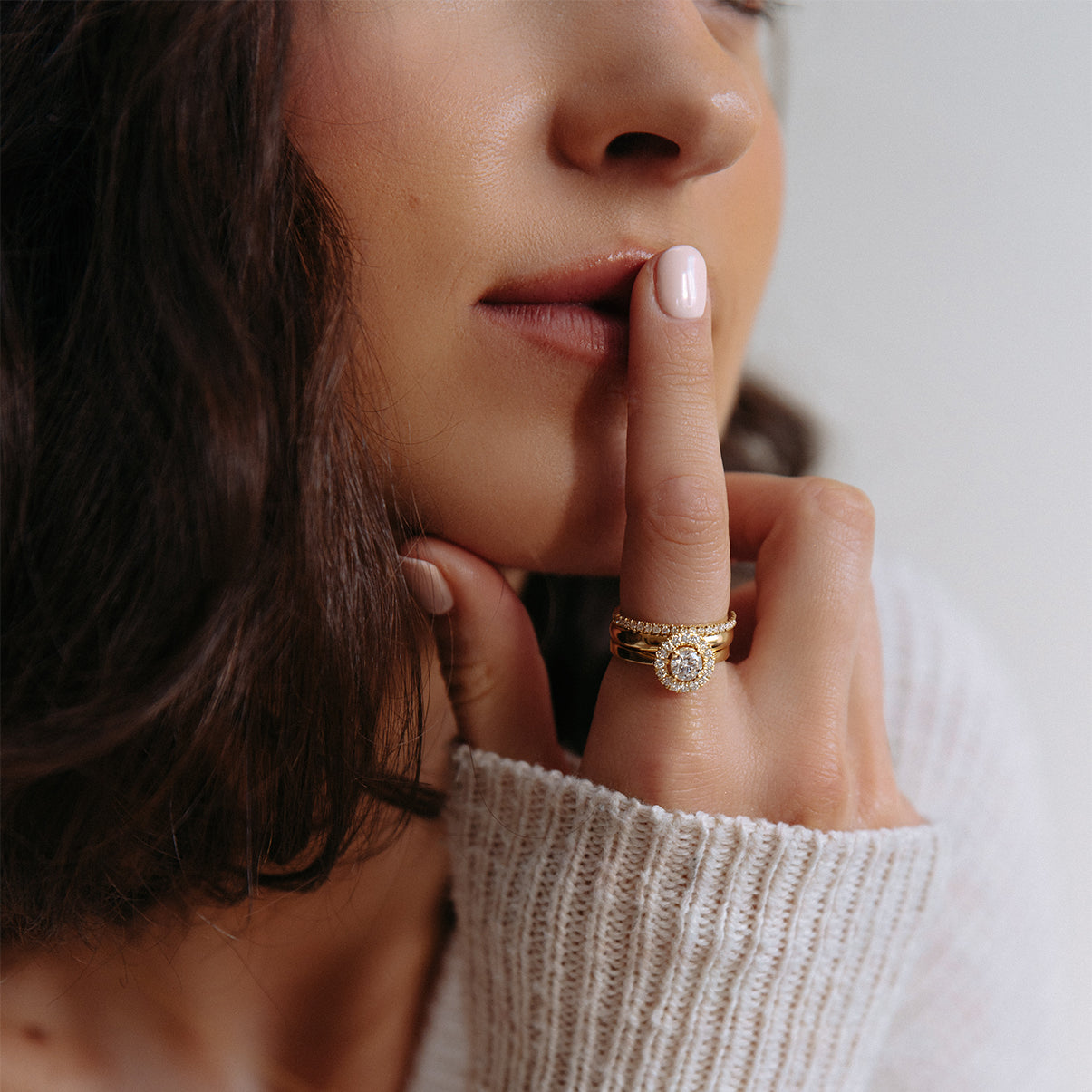 Ring Emma 0,75 ct. Weißgold