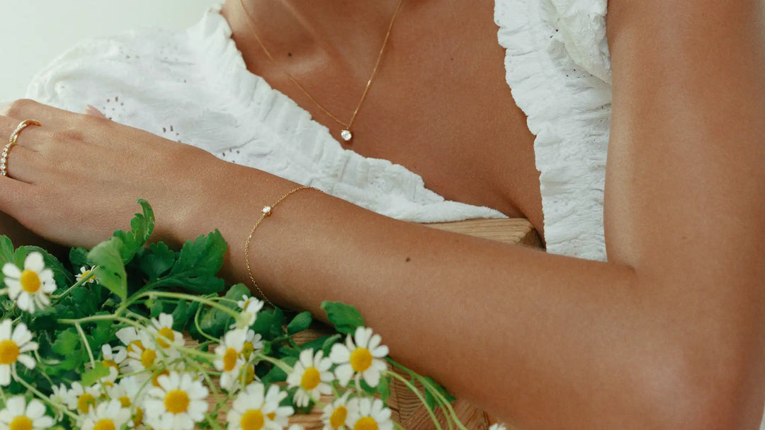18 karaat gouden sieraden als baargoud of push present na de bevalling