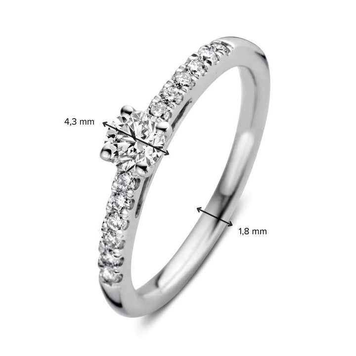 Ring Mary 0,50 ct. Weißgold