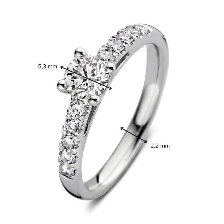 Ring Mary 0,80 ct. Weißgold