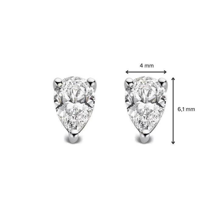 Ohrringe Ava 0,50 ct. Weißgold