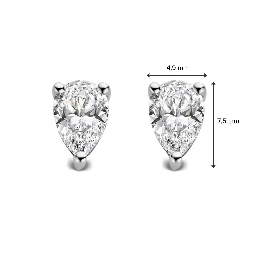 Ohrstecker Ava 1,00 ct. Weißgold