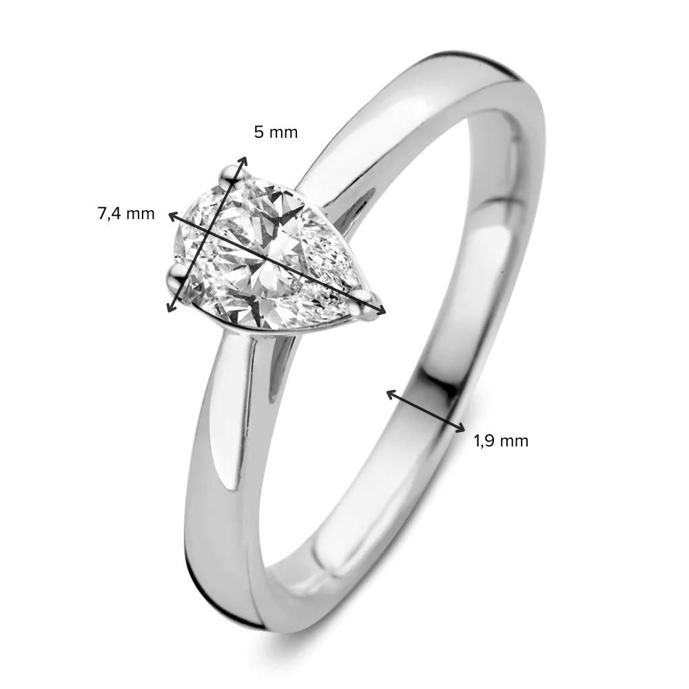 Ring Ava 0,50 ct. Weißgold