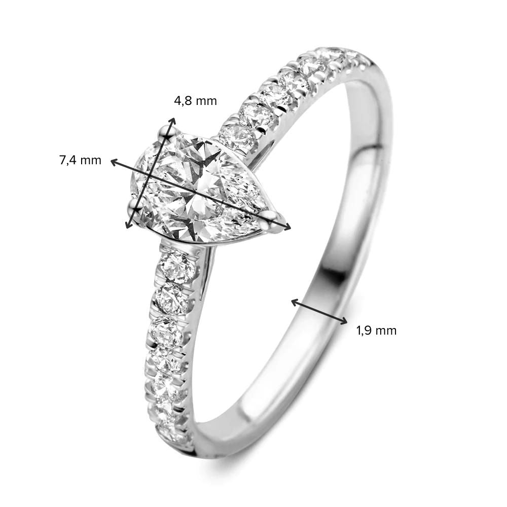 Ring Ava Royal 0,75 ct. Weißgold