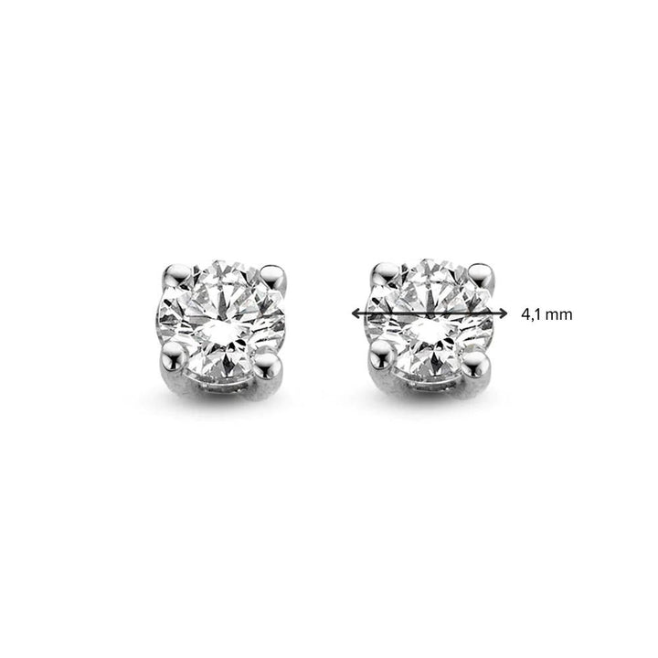 Olivia-Ohrstecker 0,50 ct. Weißgold