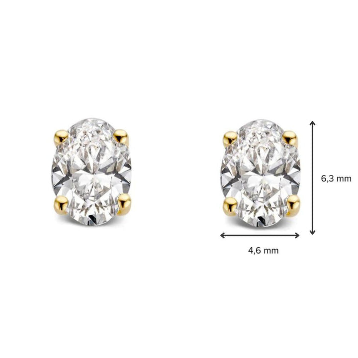 Franky Ohrstecker 1,00 ct. Gelbgold
