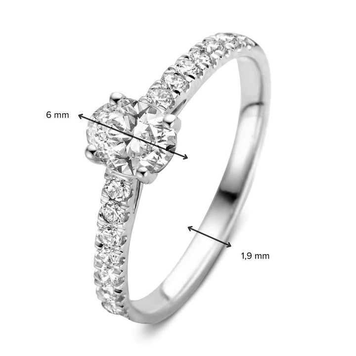 Ring Franky Royal 0,75 ct. Weißgold