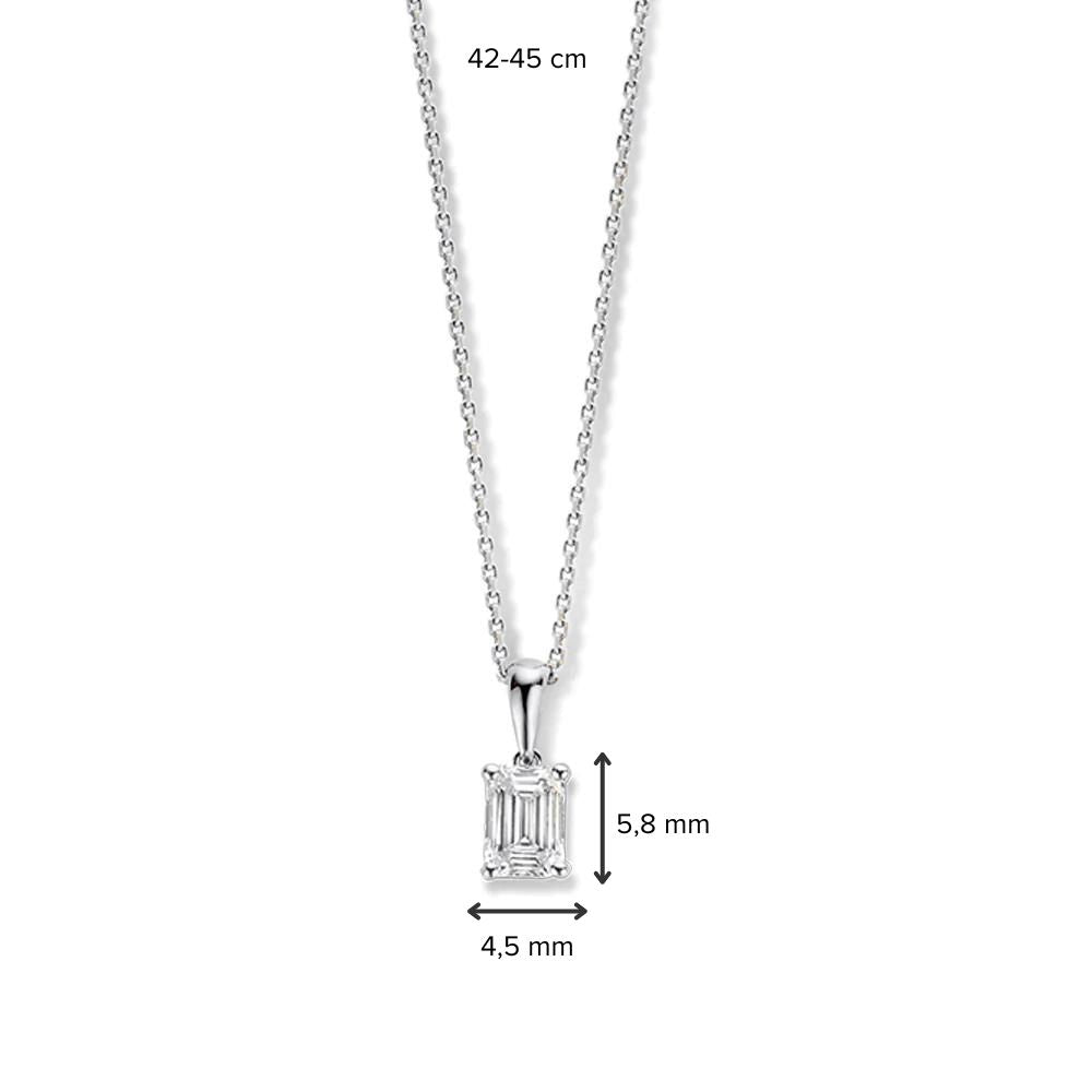 Halskette Nora 0,50 ct. Weißgold