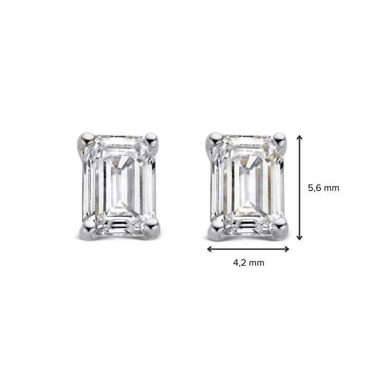 Nora Ohrstecker 1,00 ct. Weißgold
