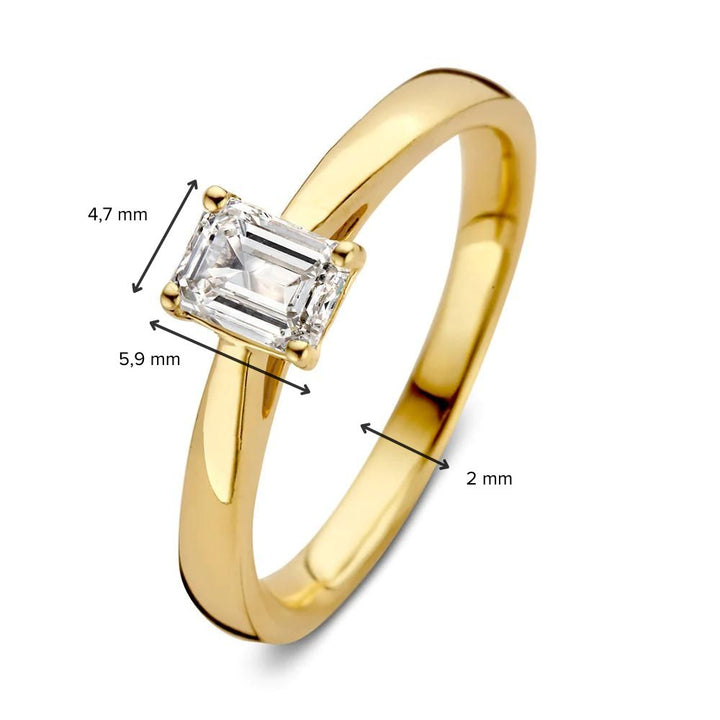 Ring Nora 0,50 ct. Gelbgold