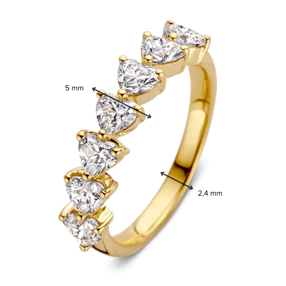 Ring Bella 1,40 ct. Gelbgold