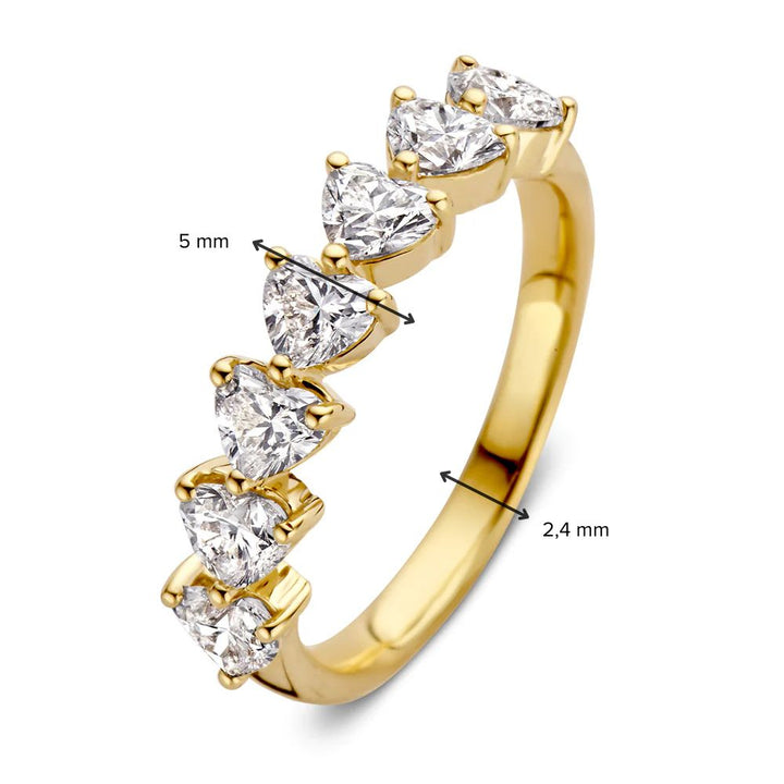 Ring Bella 1,40 ct. Gelbgold