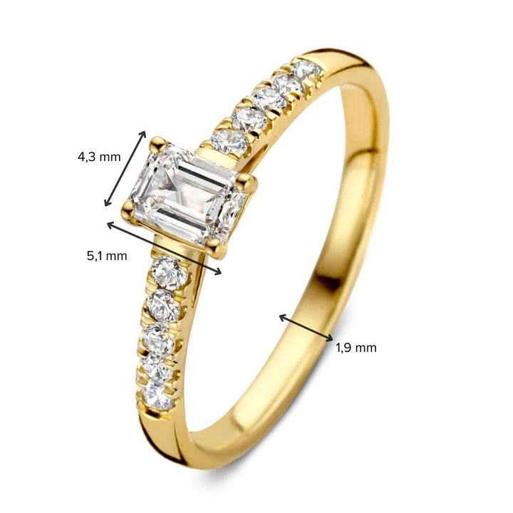 Ring Nora Royal 0,48 ct. Gelbgold