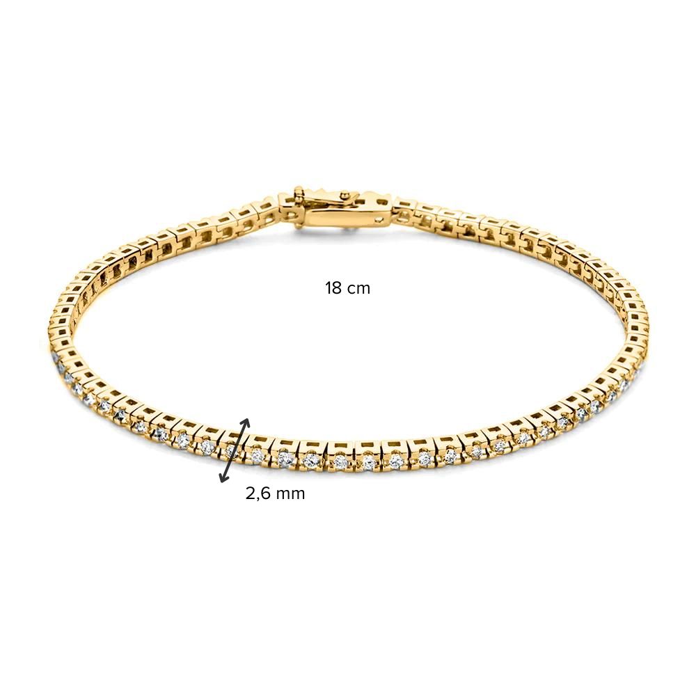 Armband Chloe 1,00 ct. Gelbgold