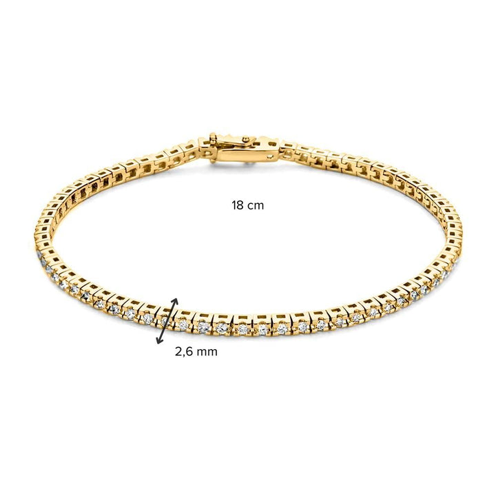 Armband Chloe 1,00 ct. Gelbgold