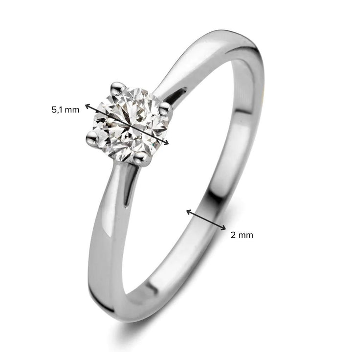 Ring Olivia 0,50 ct. Weißgold
