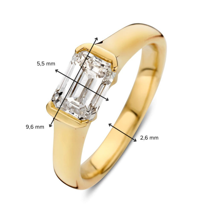Ring Nina 1,50 ct. Gelbgold