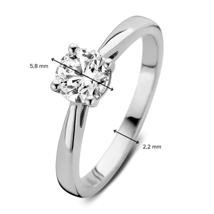 Ring Olivia 0,75 ct. Weißgold