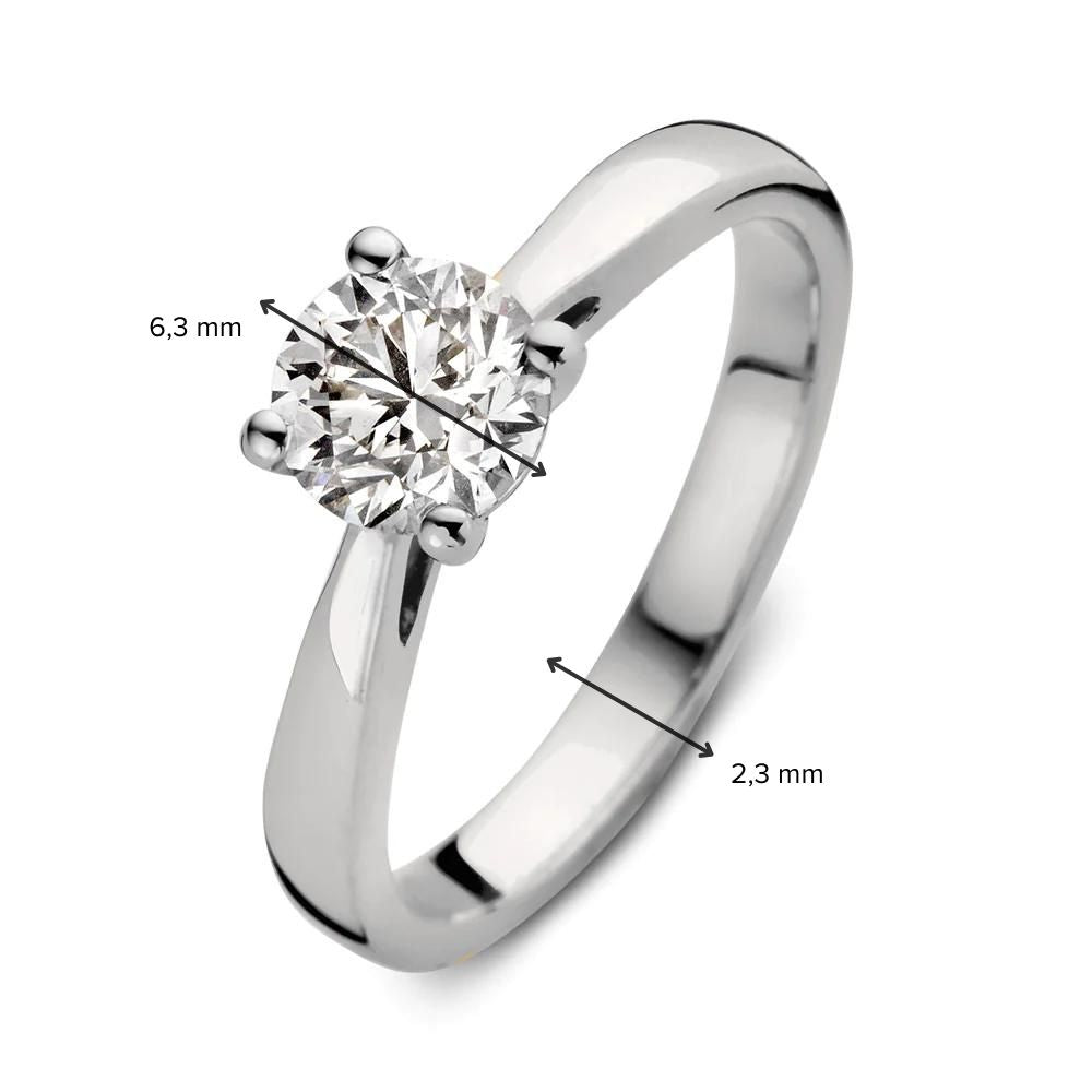 Ring Olivia 1,00 ct. Weißgold
