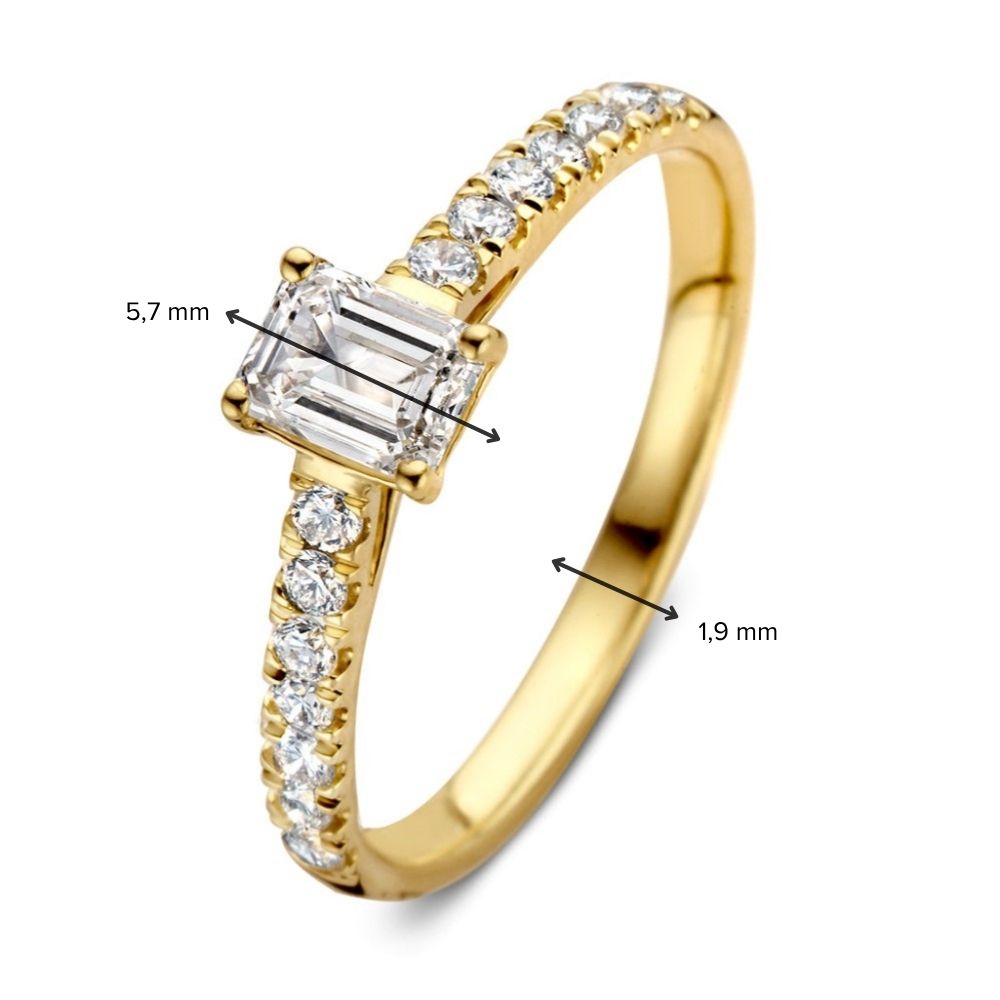 Ring Nora Royal 0,75 ct. Gelbgold